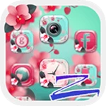 flower blossom zero launcher android application logo